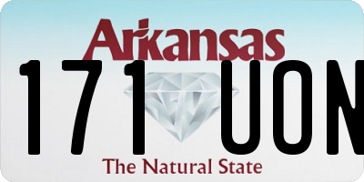 AR license plate 171UON
