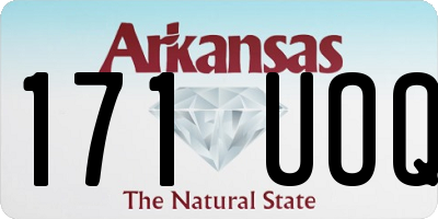 AR license plate 171UOQ