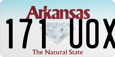 AR license plate 171UOX