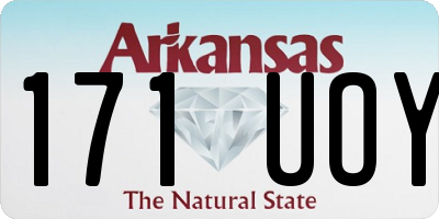 AR license plate 171UOY