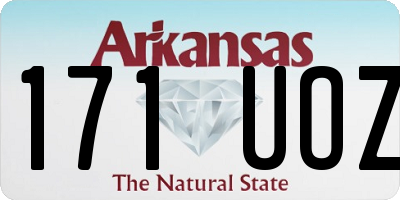 AR license plate 171UOZ