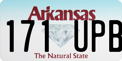 AR license plate 171UPB