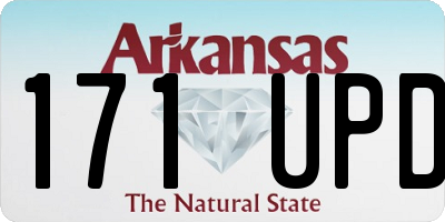 AR license plate 171UPD