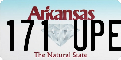 AR license plate 171UPE