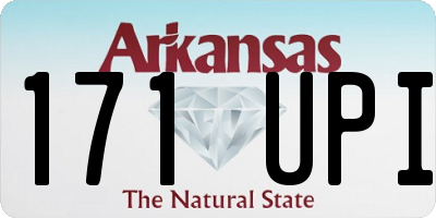 AR license plate 171UPI
