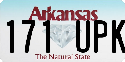AR license plate 171UPK