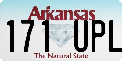 AR license plate 171UPL