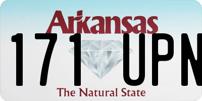 AR license plate 171UPN