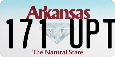 AR license plate 171UPT