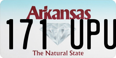 AR license plate 171UPU