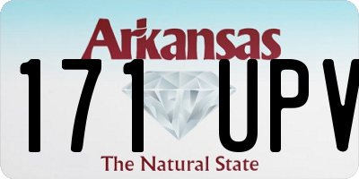 AR license plate 171UPV