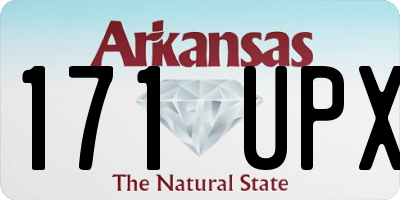 AR license plate 171UPX