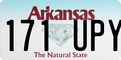 AR license plate 171UPY