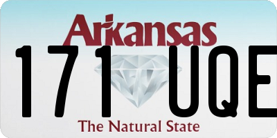 AR license plate 171UQE