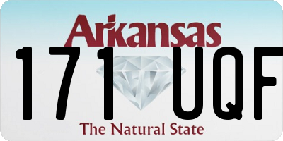 AR license plate 171UQF