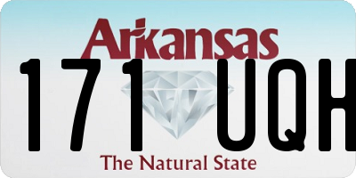 AR license plate 171UQH