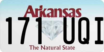 AR license plate 171UQI
