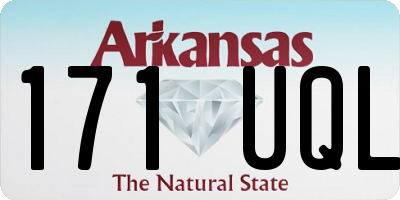 AR license plate 171UQL