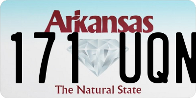 AR license plate 171UQN