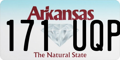 AR license plate 171UQP