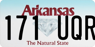 AR license plate 171UQR
