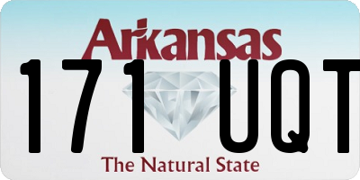 AR license plate 171UQT