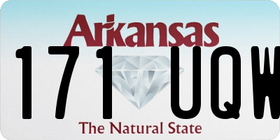 AR license plate 171UQW
