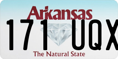 AR license plate 171UQX