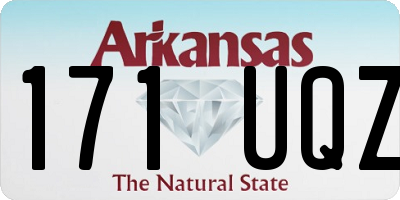 AR license plate 171UQZ