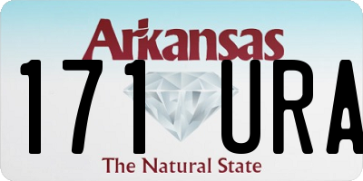 AR license plate 171URA