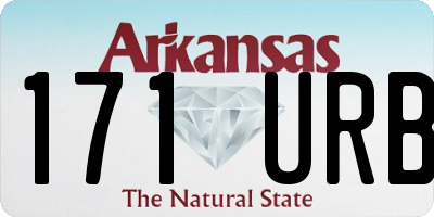 AR license plate 171URB