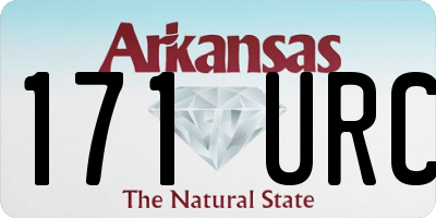 AR license plate 171URC