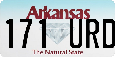 AR license plate 171URD