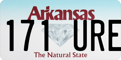 AR license plate 171URE