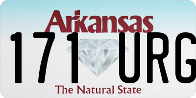 AR license plate 171URG