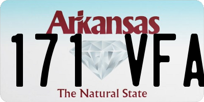 AR license plate 171VFA