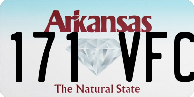 AR license plate 171VFC