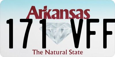 AR license plate 171VFF