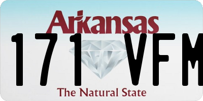 AR license plate 171VFM