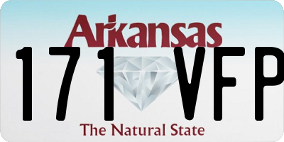 AR license plate 171VFP