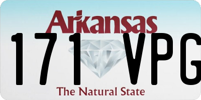 AR license plate 171VPG