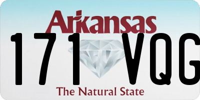AR license plate 171VQG
