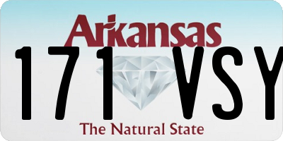 AR license plate 171VSY