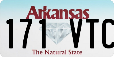AR license plate 171VTC