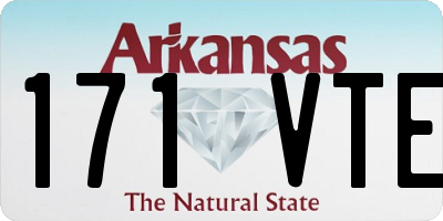 AR license plate 171VTE