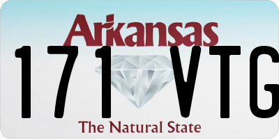 AR license plate 171VTG