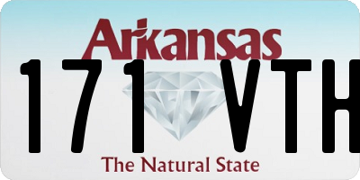 AR license plate 171VTH