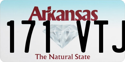 AR license plate 171VTJ