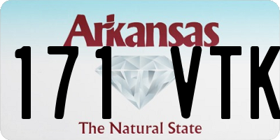 AR license plate 171VTK