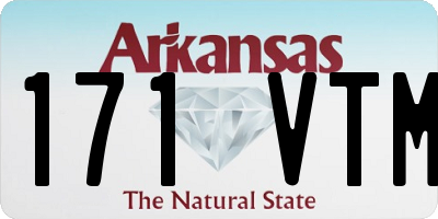 AR license plate 171VTM